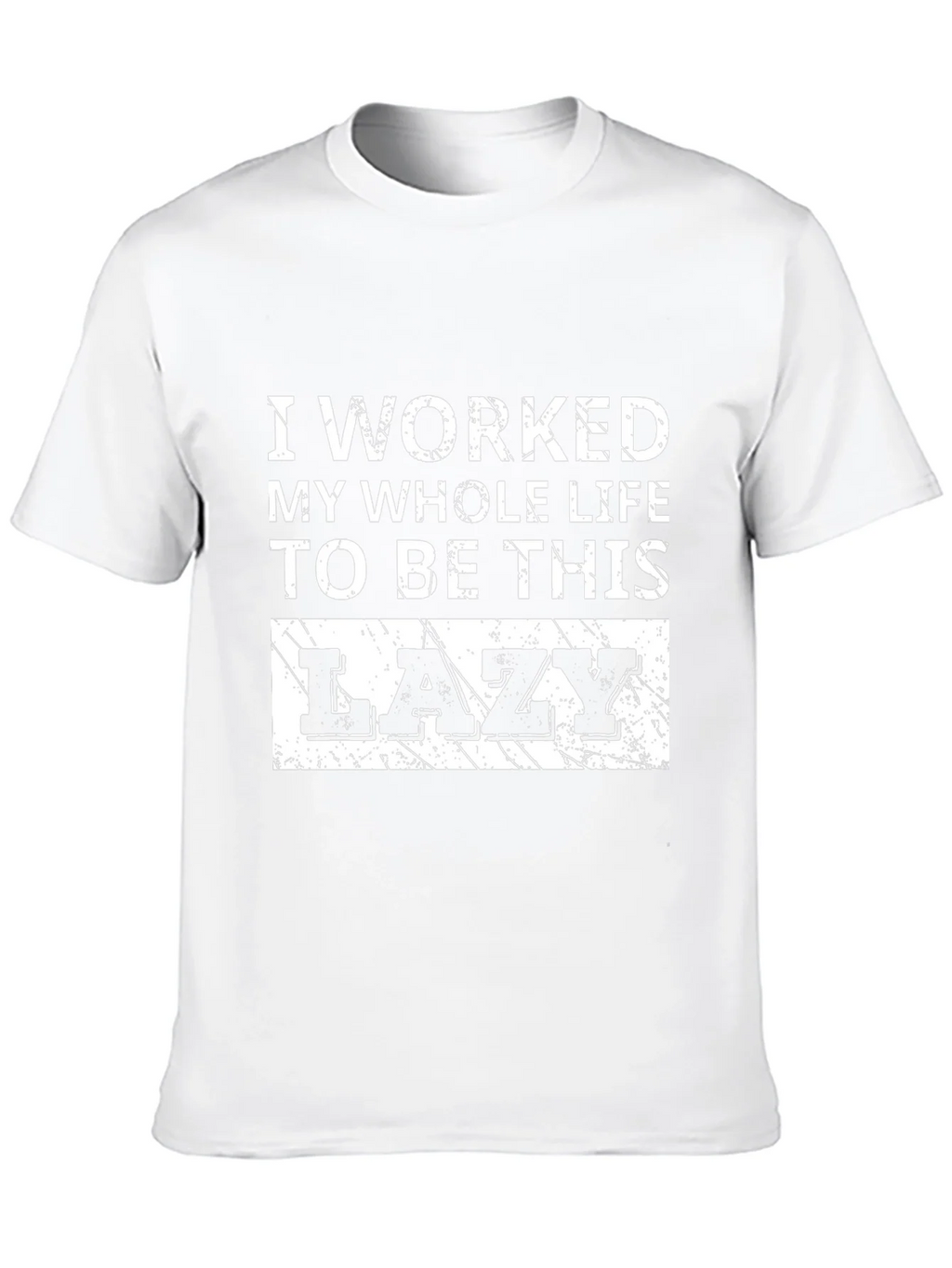 Funny Lazy Slogan Black T-Shirt product image 5