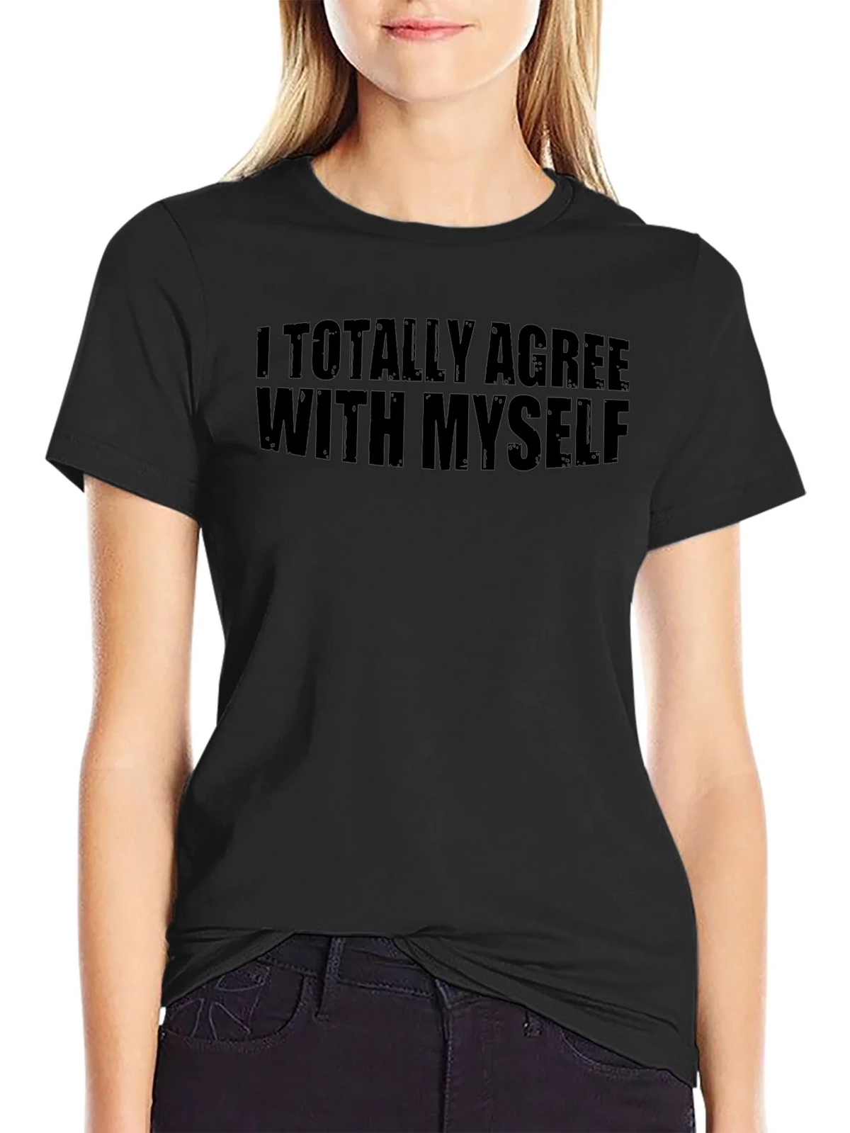 I Totally Agree With Myself Graphic T-Shirt product image 2