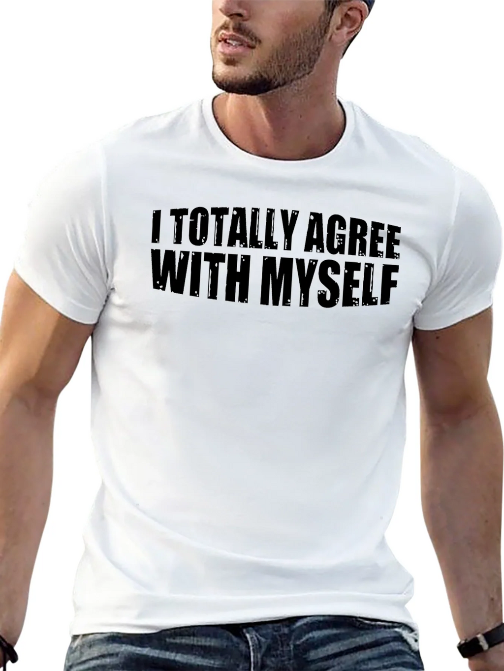 I Totally Agree With Myself Graphic T-Shirt product image 12