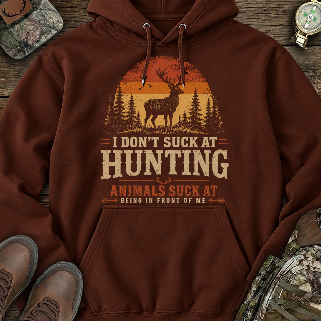 Deer Hunter Humor Hoodie product image 3