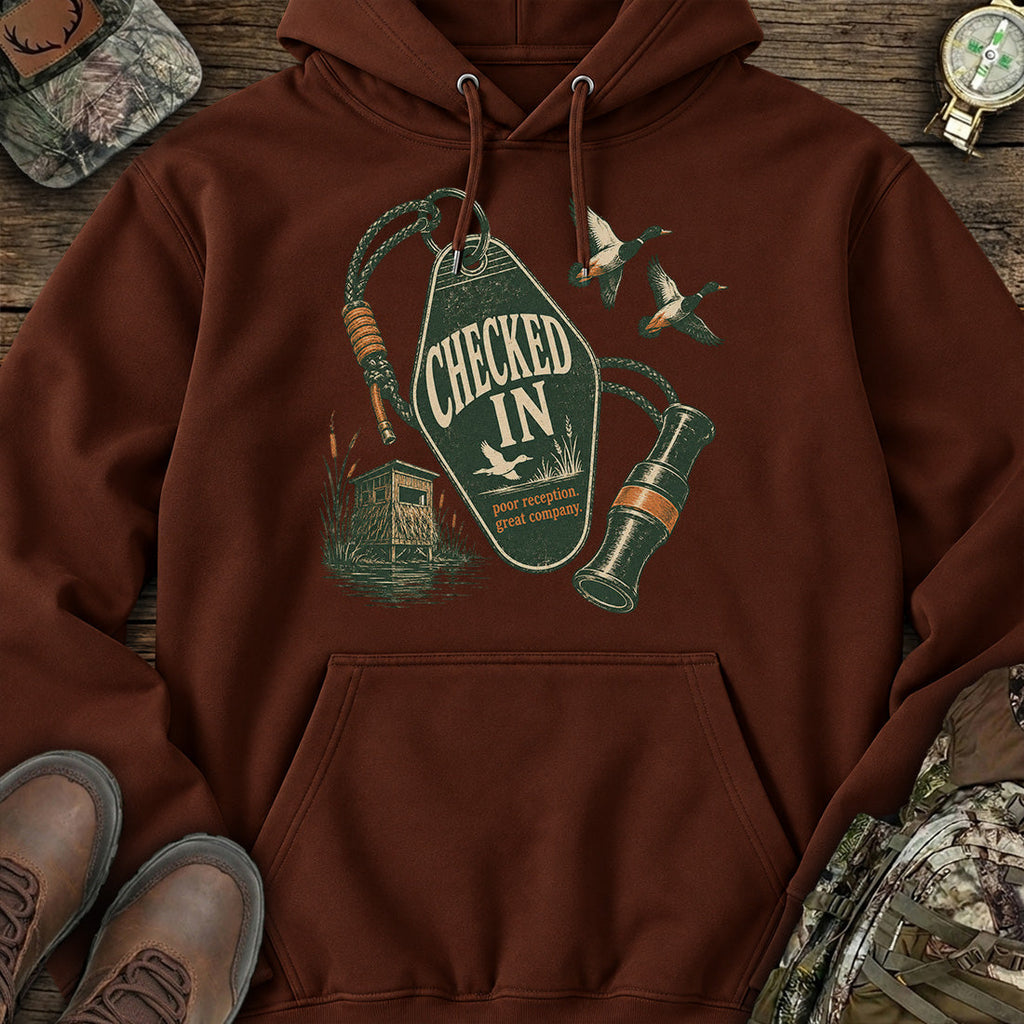 Checked In Duck Hunt Hoodie product image 1