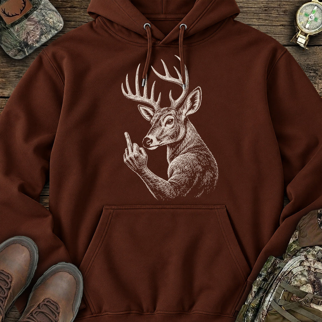 Rebel Buck Attitude Hoodie product image 1
