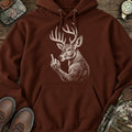 Rebel Buck Attitude Hoodie product image 1