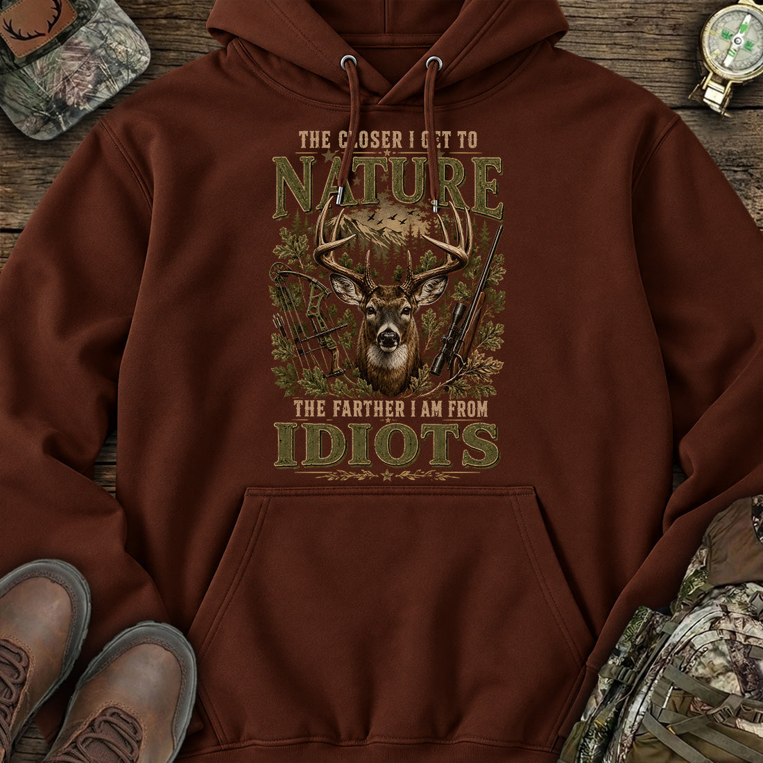 Nature Over Noise Hoodie product image 4