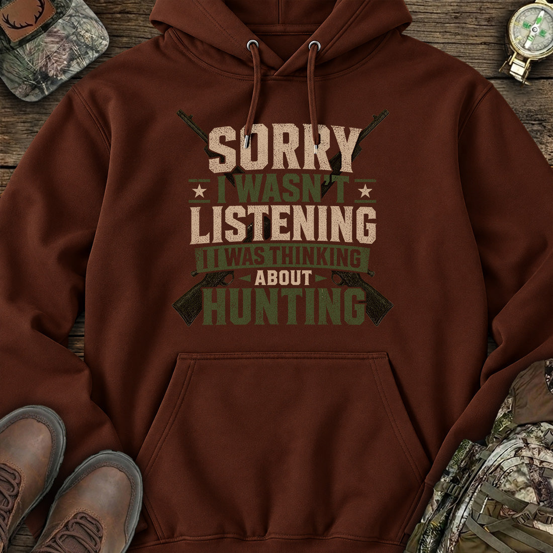Hunting On My Mind Hoodie product image 4