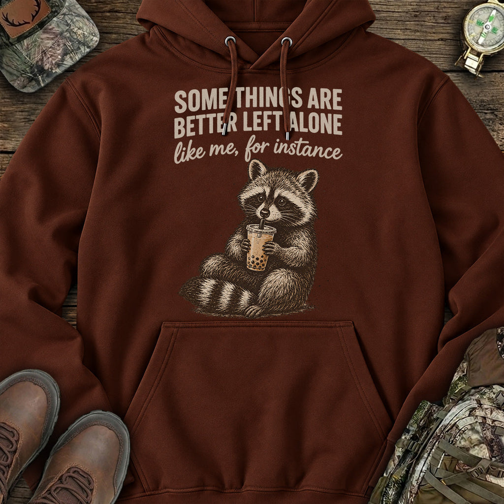 Leave Me Alone Raccoon Hoodie product image 4