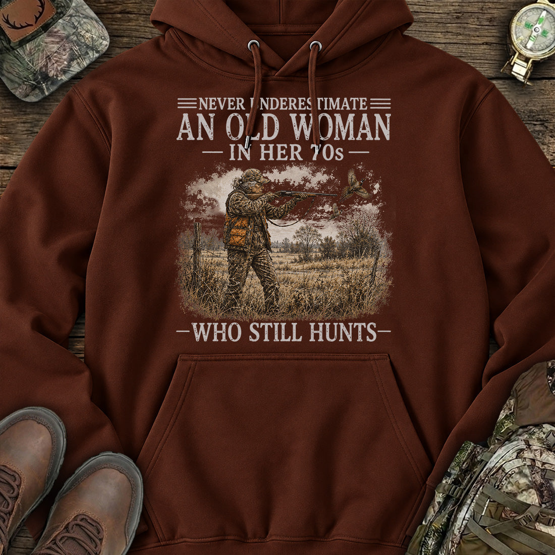 Personalized Fearless Huntress Hoodie product image 3