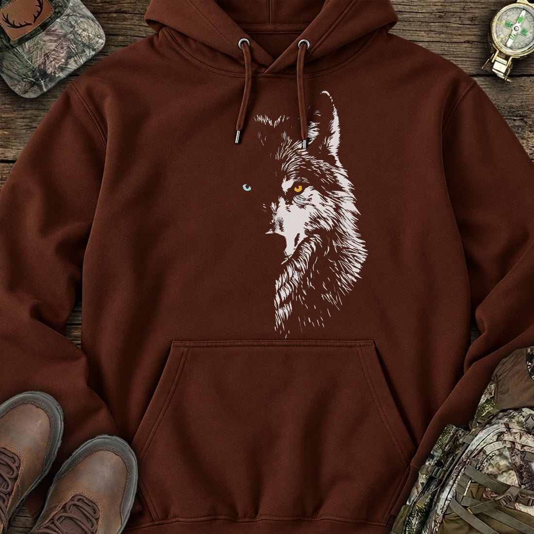 Wild Wolf Soul Hoodie product image 3