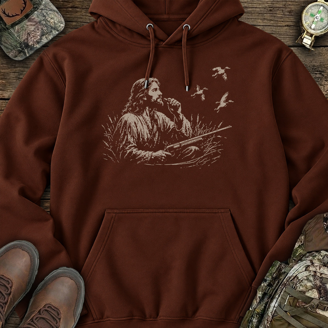 Sacred Wings Hunting Hoodie product image 3