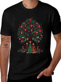 Heart Tree Graphic Tee - Whimsical Design product image 1