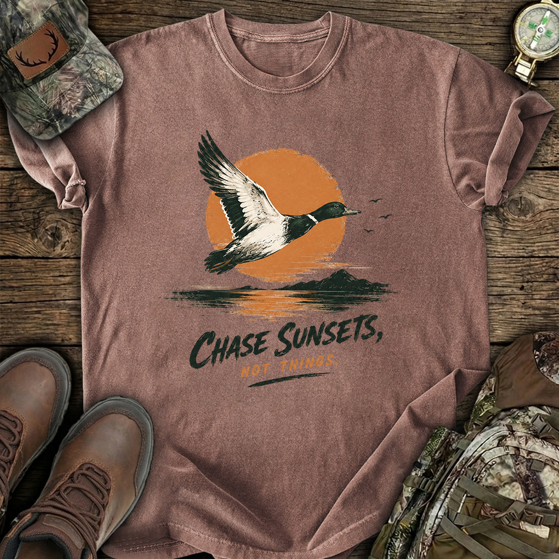 Sunset Chaser Duck T-Shirt product image 4