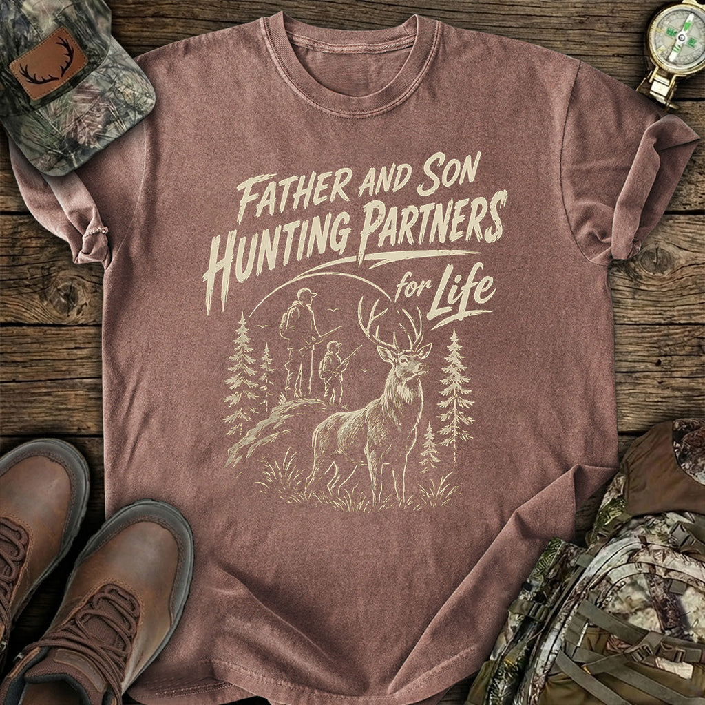 Father Son Hunting Partners T-Shirt product image 4
