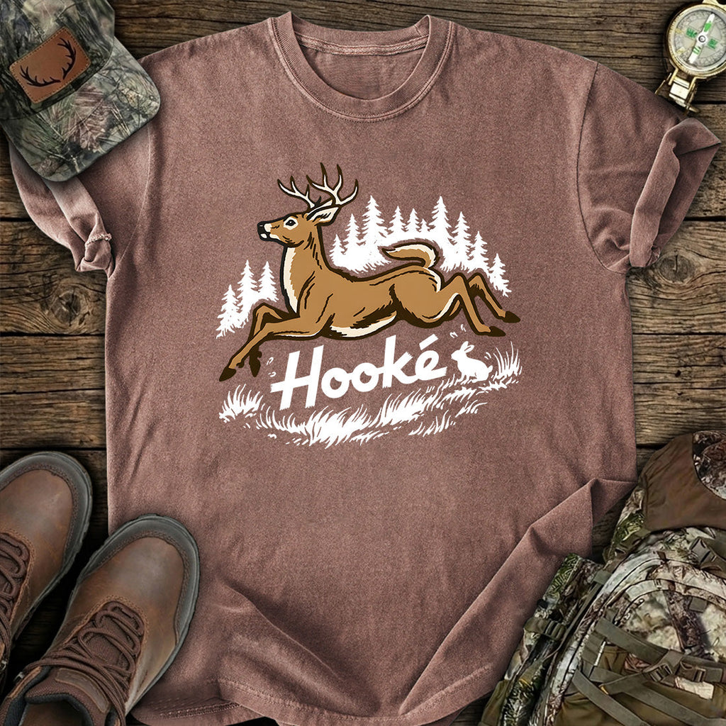 Hooke Deer Hunting Vintage T-Shirt product image 2