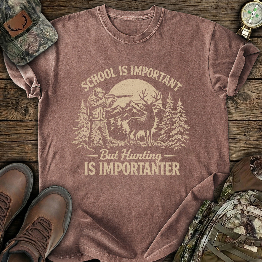 Funny Deer Hunting T-Shirt product image 5