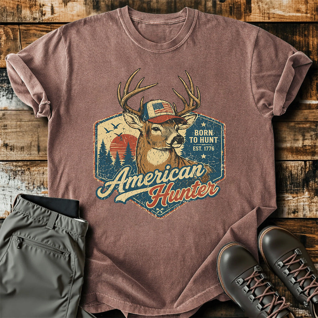 Patriotic Deer Hunter T-Shirt product image 5