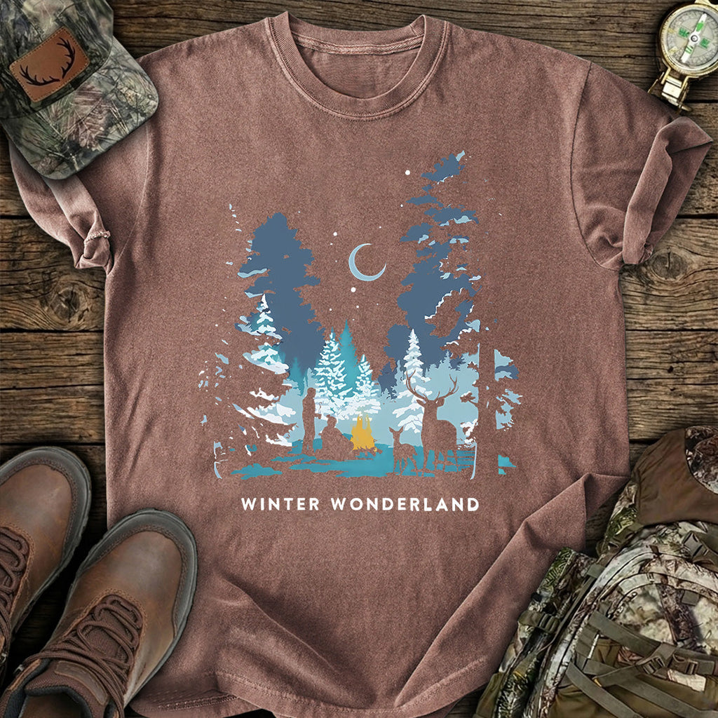 Winter Deer Camp T-Shirt product image 4