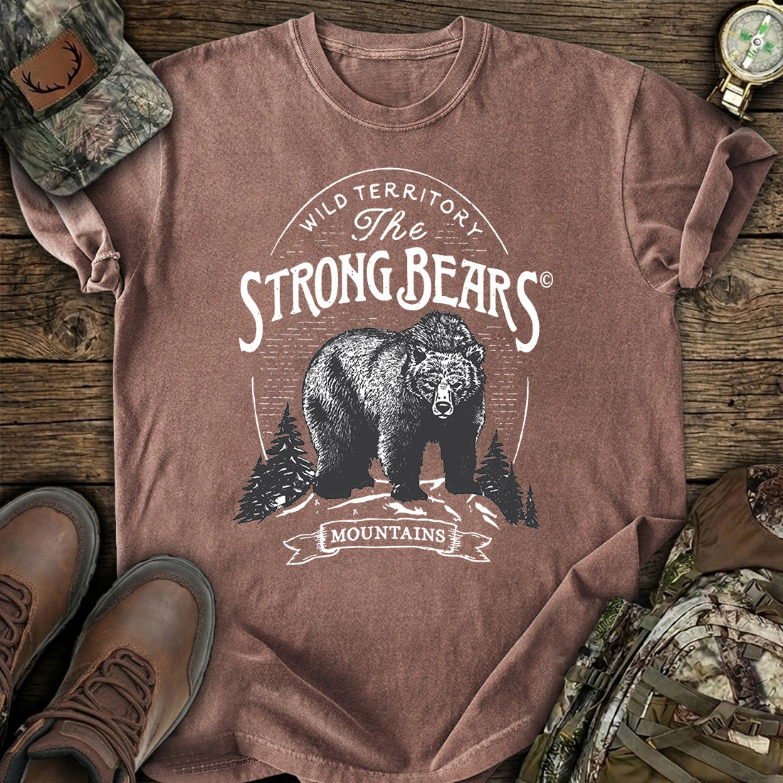 Wildlife Bear Forest T-Shirt product image 7