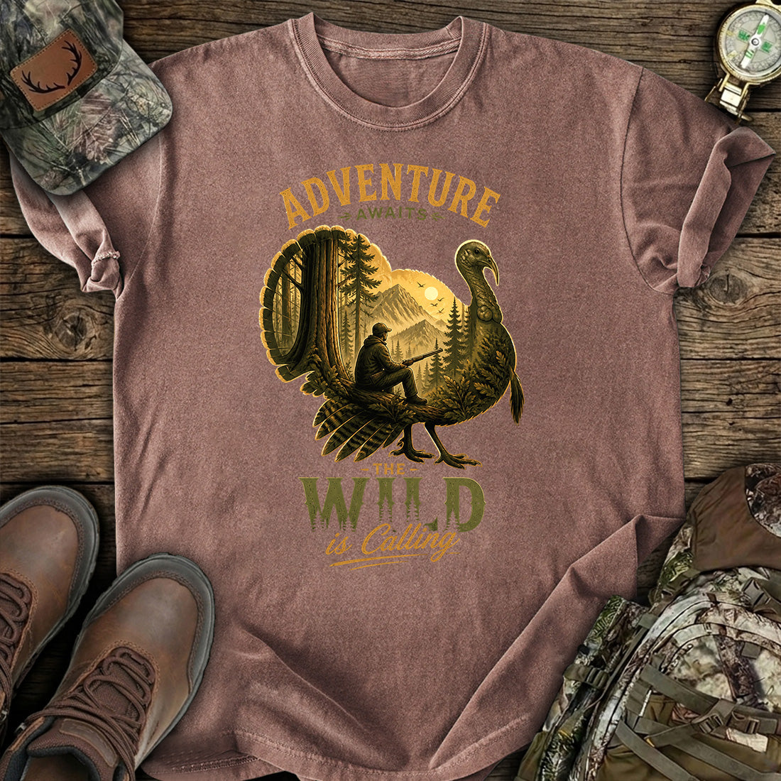 Turkey Hunting Adventure T-Shirt product image 5