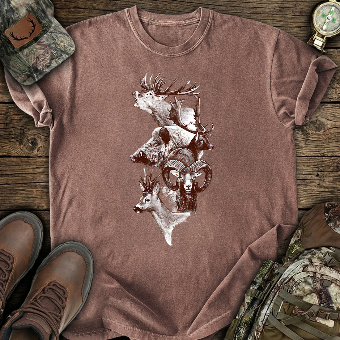 Big Game Hunting Animals T-Shirt product image 4