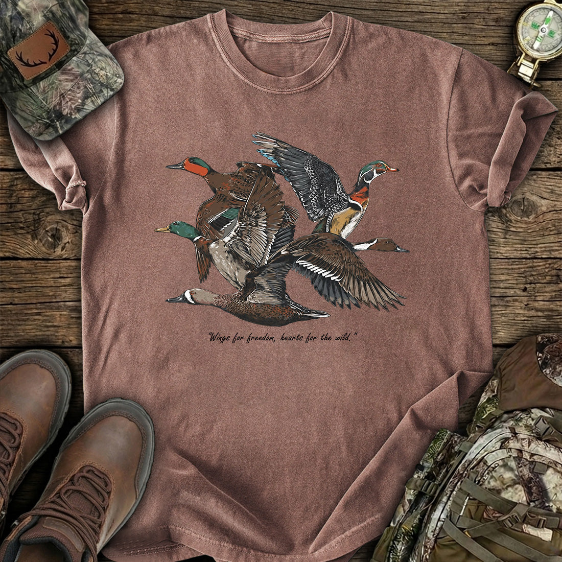 Flying Duck Flock T-Shirt product image 6