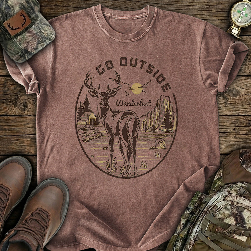 Outdoor Deer Wanderlust T-Shirt product image 4