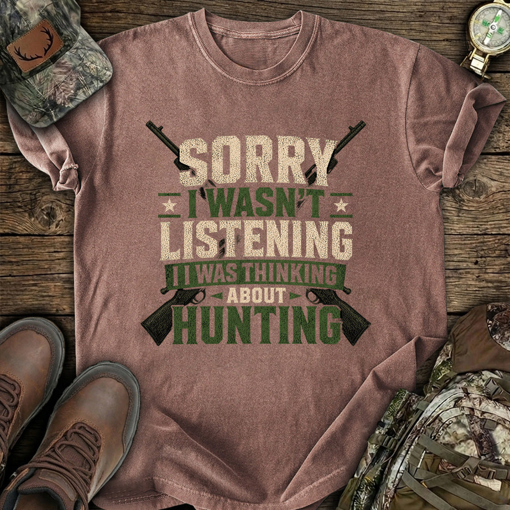 I Was Thinking About Hunting T-Shirt product image 4