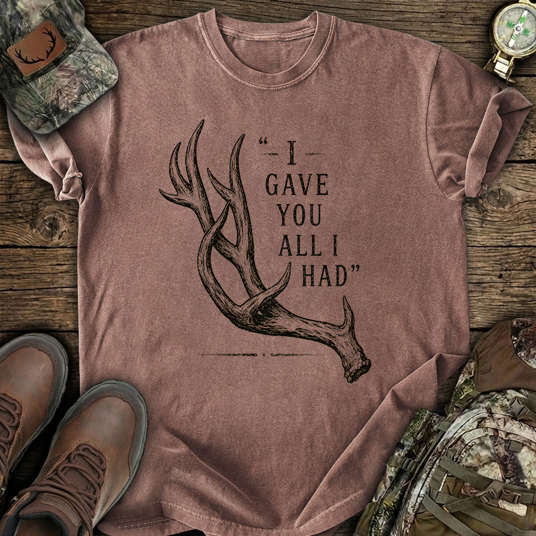 Deer Antler Hunter T-Shirt product image 5