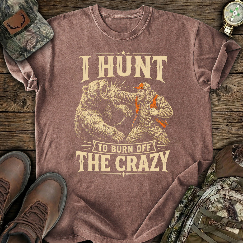 I Hunt Bear Funny T-Shirt product image 4