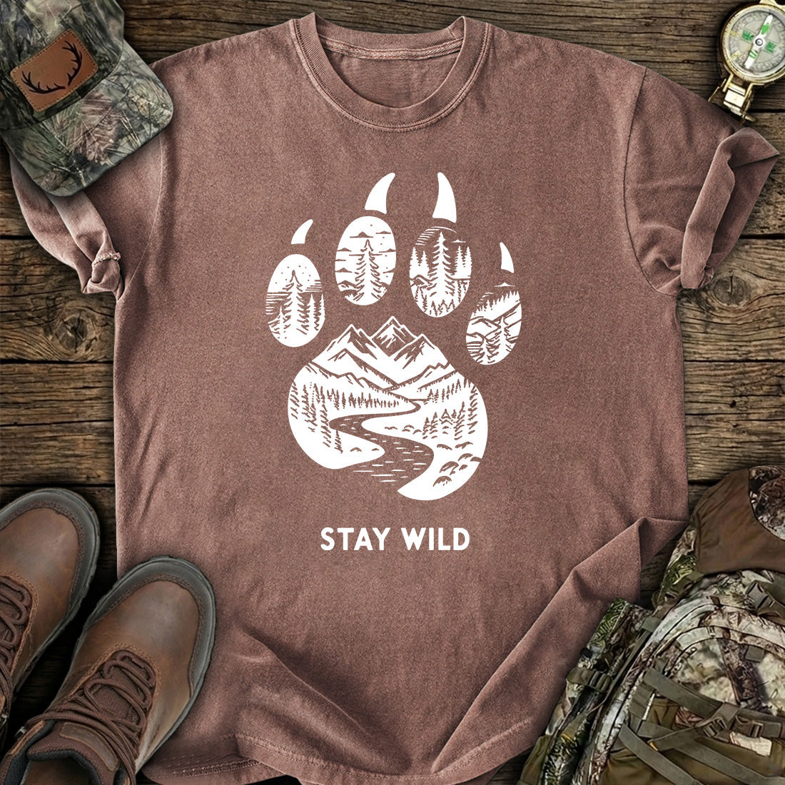 Stay Wild Bear T-Shirt product image 7