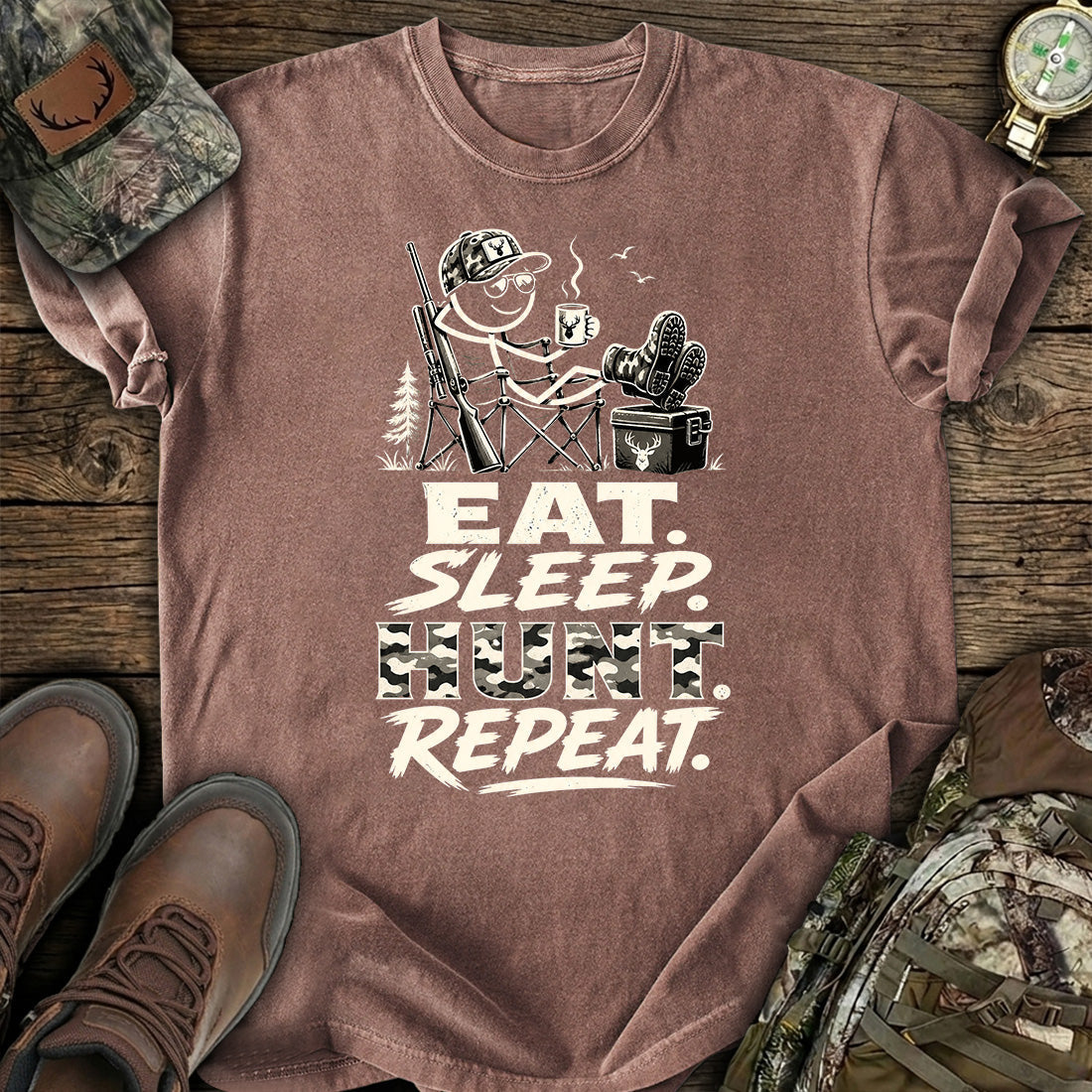 Eat Sleep Hunt T-Shirt product image 5