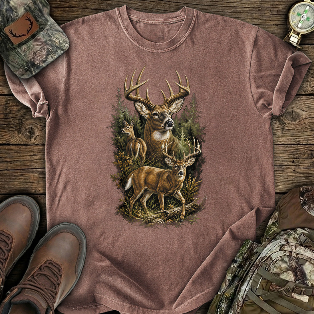 Whitetail Deer Hunting T-Shirt product image 6
