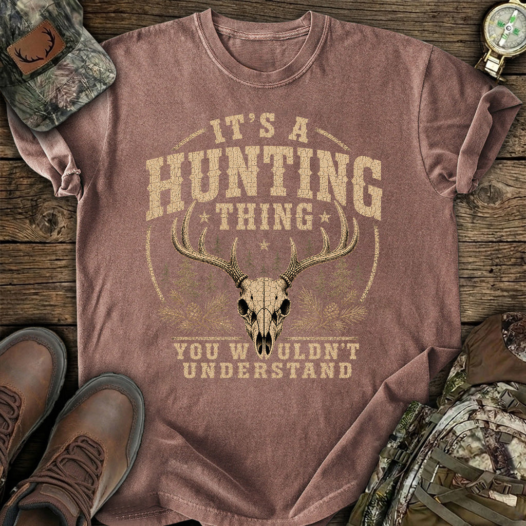 Vintage Hunting Skull T-Shirt product image 3
