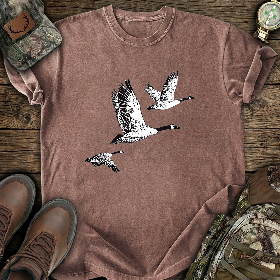 Flying Goose Hunt T-Shirt product image 6