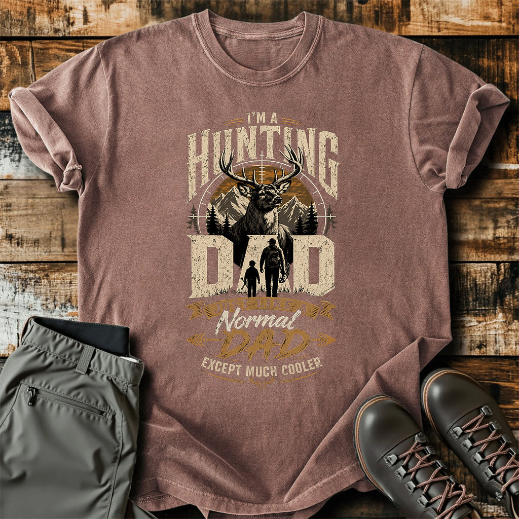 Hunting Dad Deer Funny T-Shirt product image 4