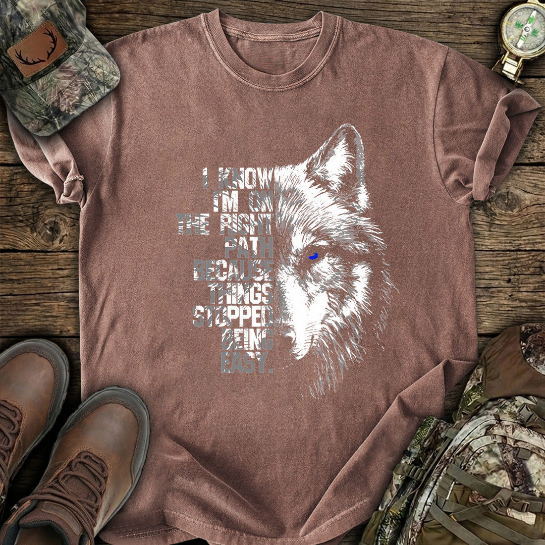Right Path Wolf T-Shirt product image 3