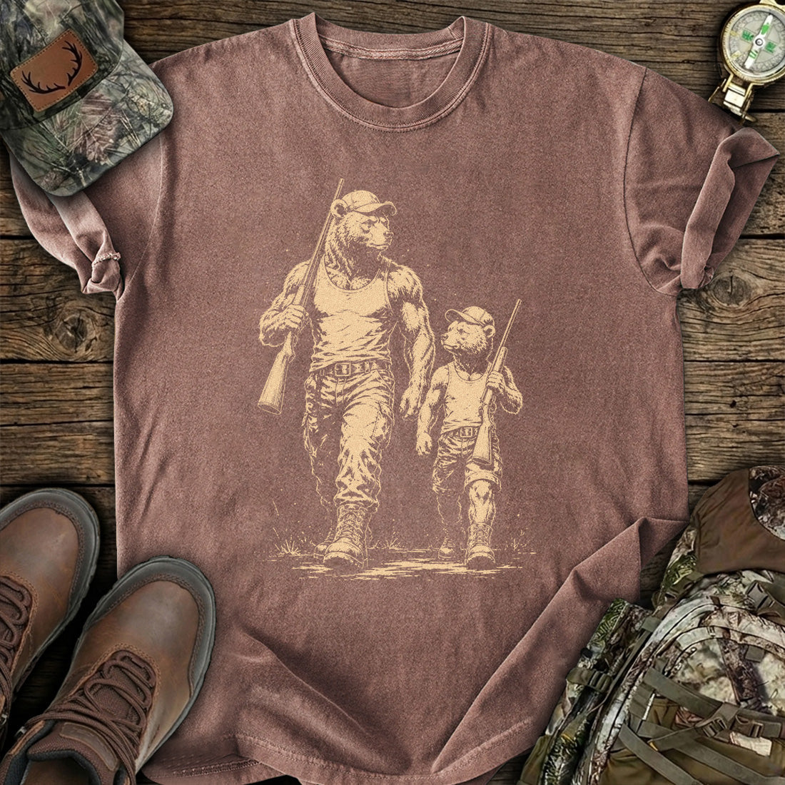 Bear Hunting Legacy T-Shirt product image 1