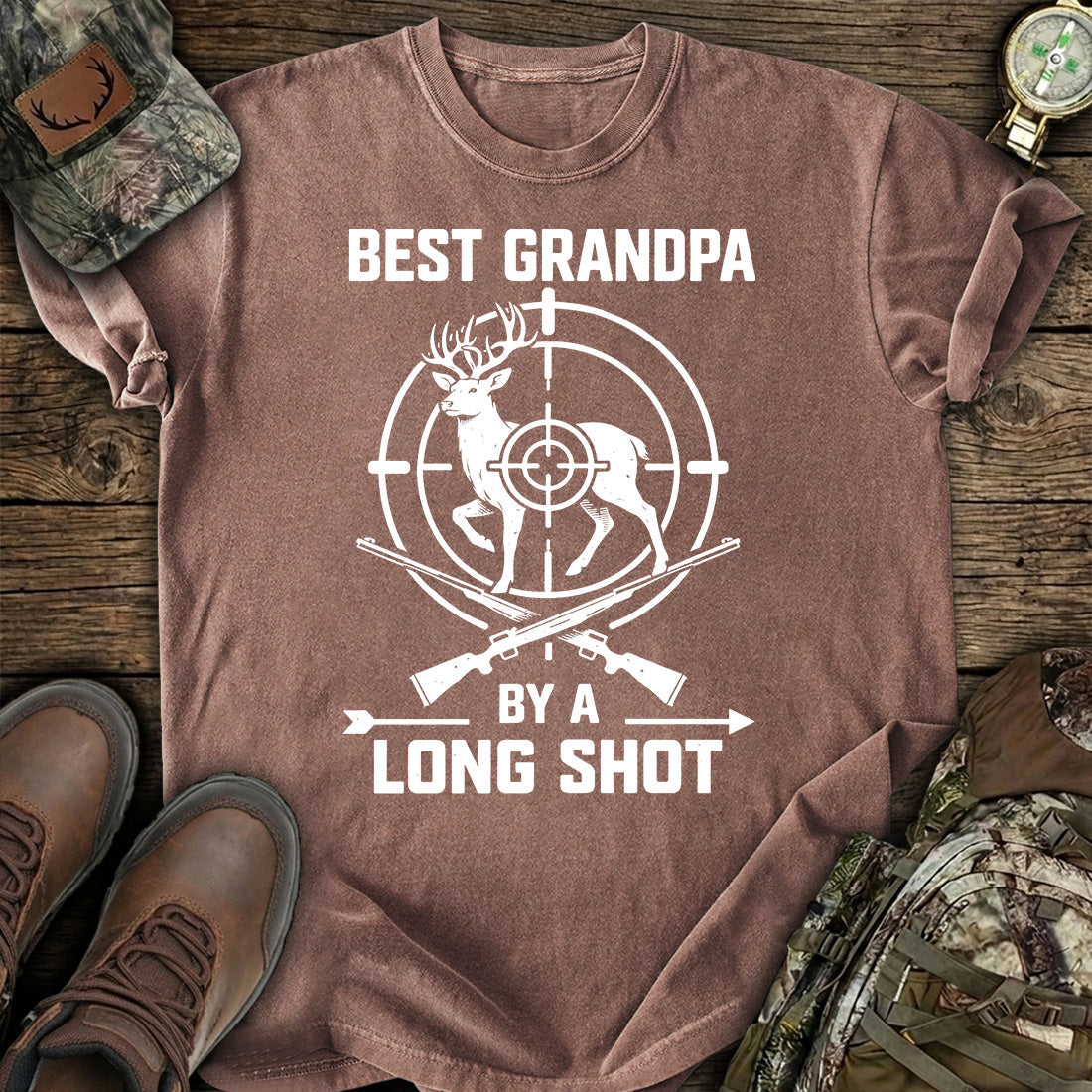 Best Grandpa Hunting Deer T-Shirt product image 6