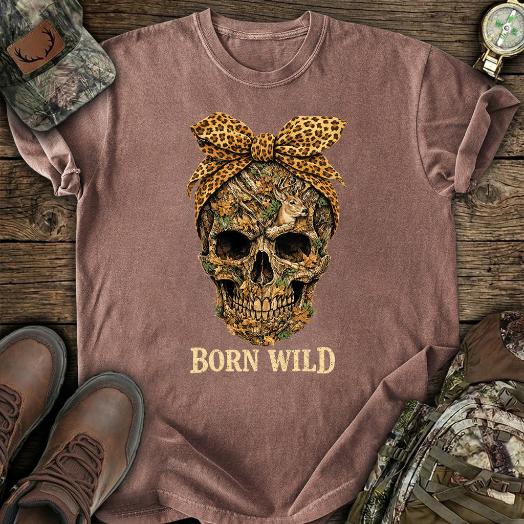 Born Wild Skull Hunting T-Shirt product image 7