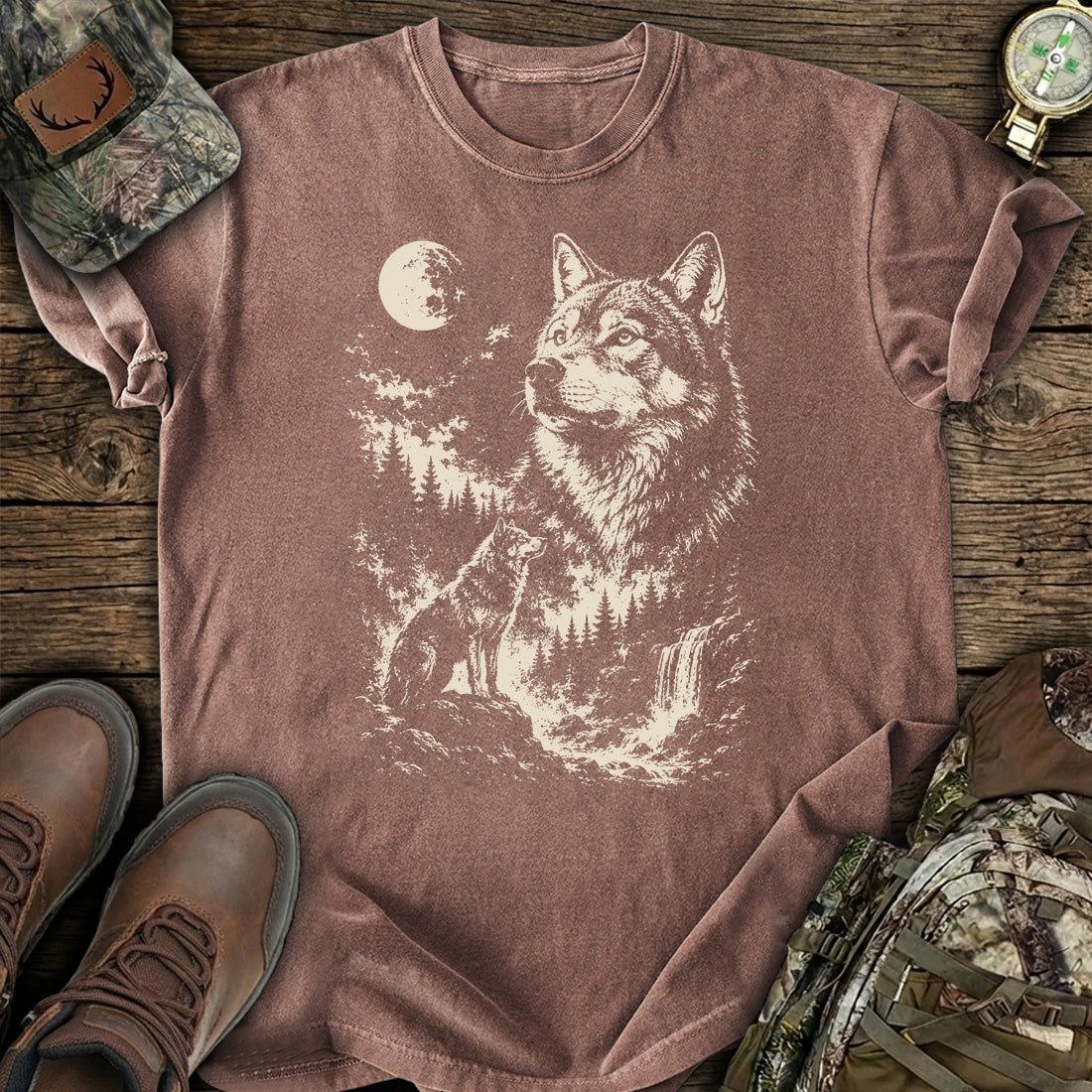 Mooncall Wolf Spirit T-Shirt product image 3