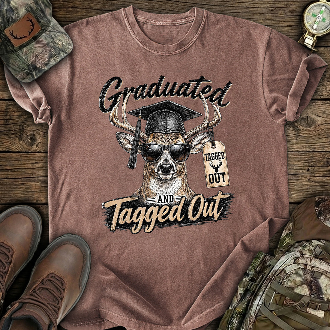 Proudly Tagged Out T-Shirt product image 4