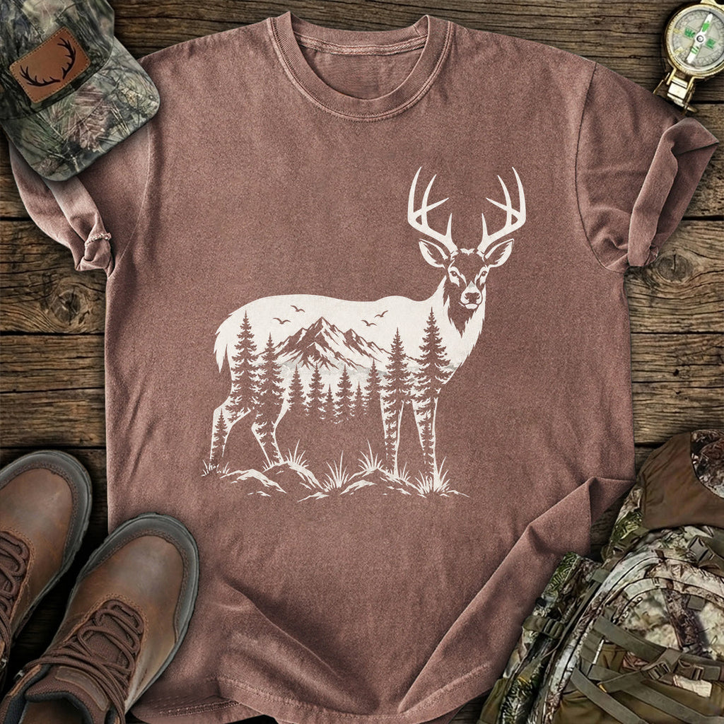 Mountain Deer Hunter T-Shirt product image 5