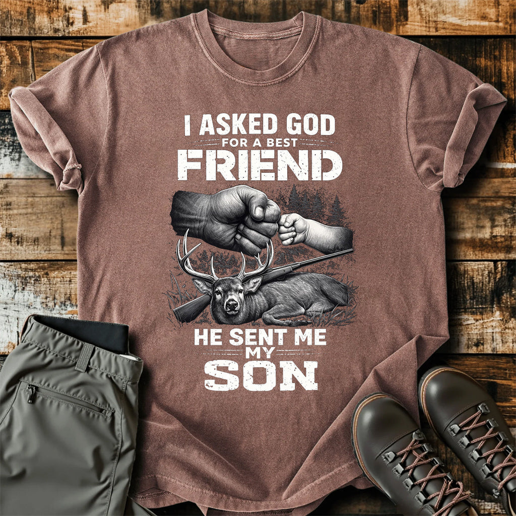 Father Son Deer Hunting T-Shirt product image 6