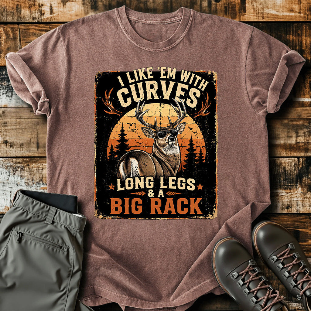 Big Rack Buck Hunting Joke T-Shirt product image 4