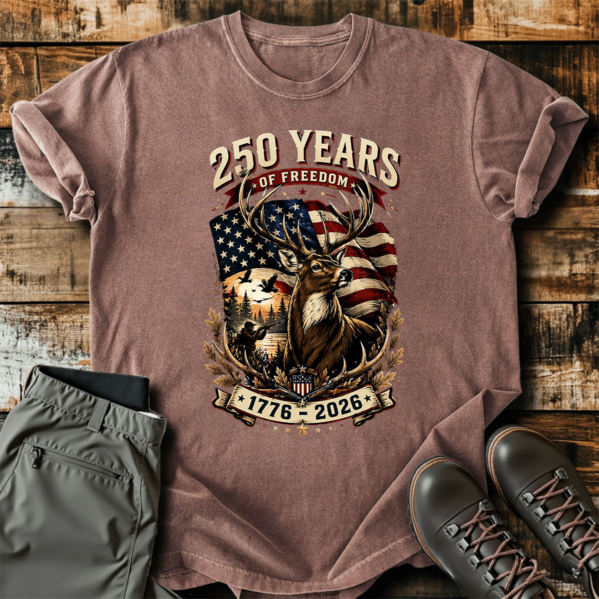 250 Years Deer USA T-Shirt product image 1