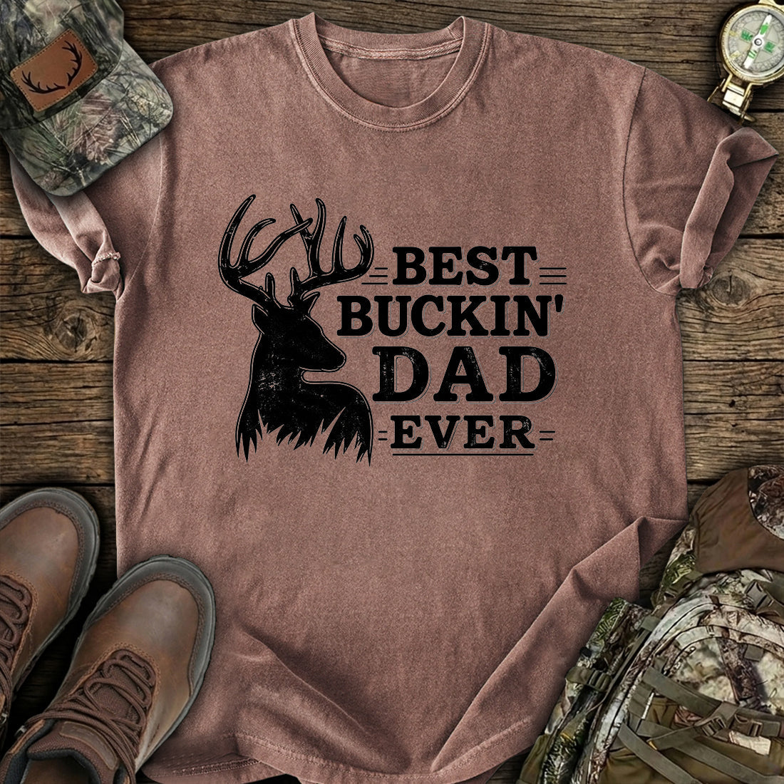 Best Buckin Dad T-Shirt product image 5