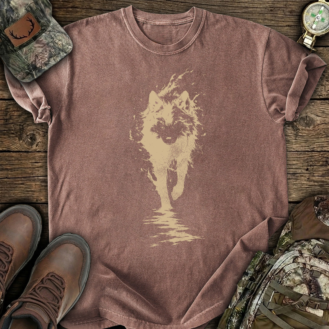 Running Wolf Spirit T-Shirt product image 6
