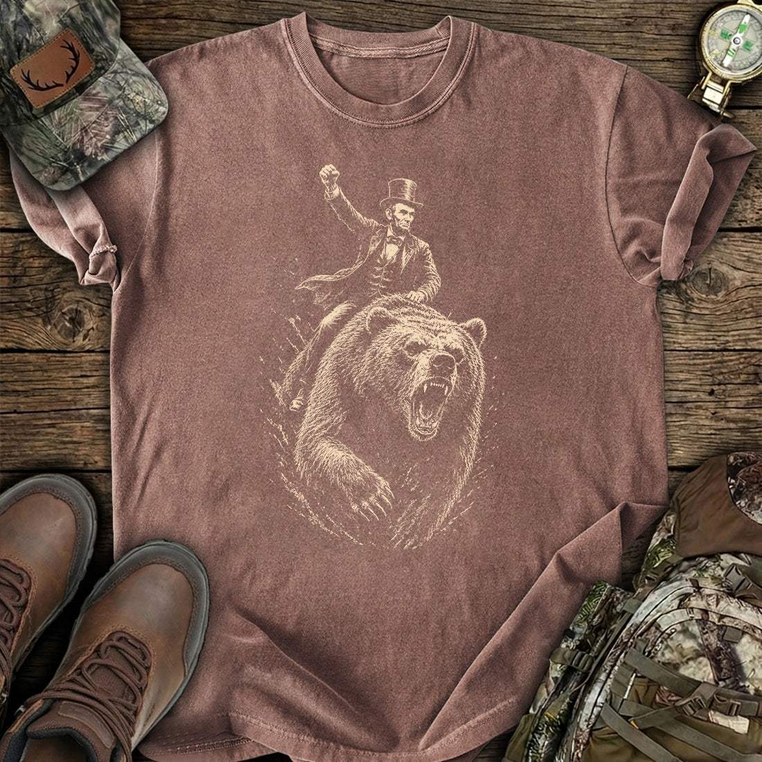 Lincoln Frontier Bear Rider T-Shirt product image 4