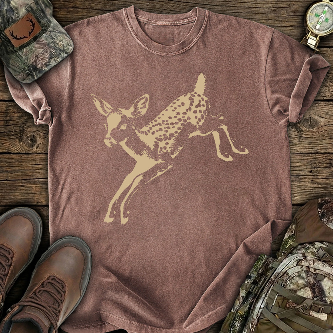 Spotted Fawn Leap T-Shirt product image 5