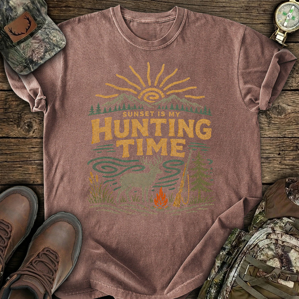Vintage Hunting Sunset T-Shirt product image 4