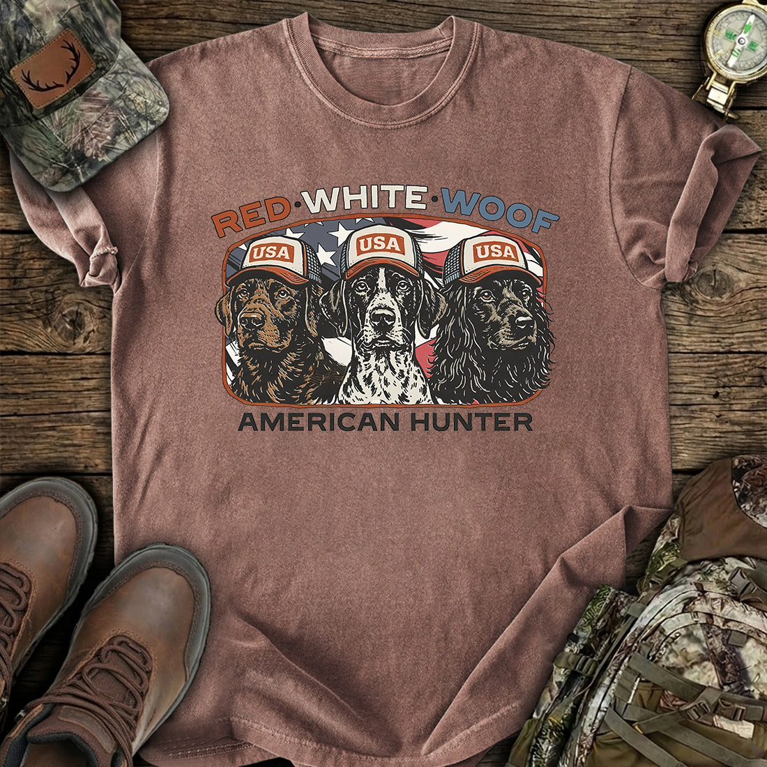American Hunter Dog T-Shirt product image 5